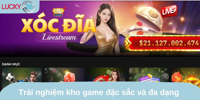 Trải nghiệm kho game đặc sắc và đa dạng ngay tại đây